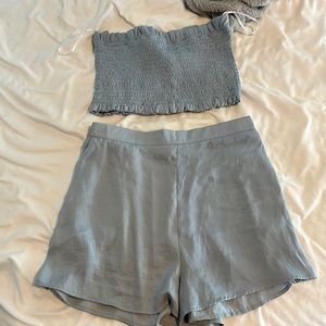 Silk tube top set